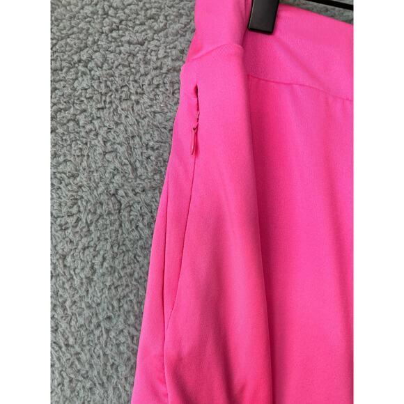Tail Skort Small Pleated Zip Pocket Neon Pink Black Mini Tennis Prep Athletic - Picture 3 of 16